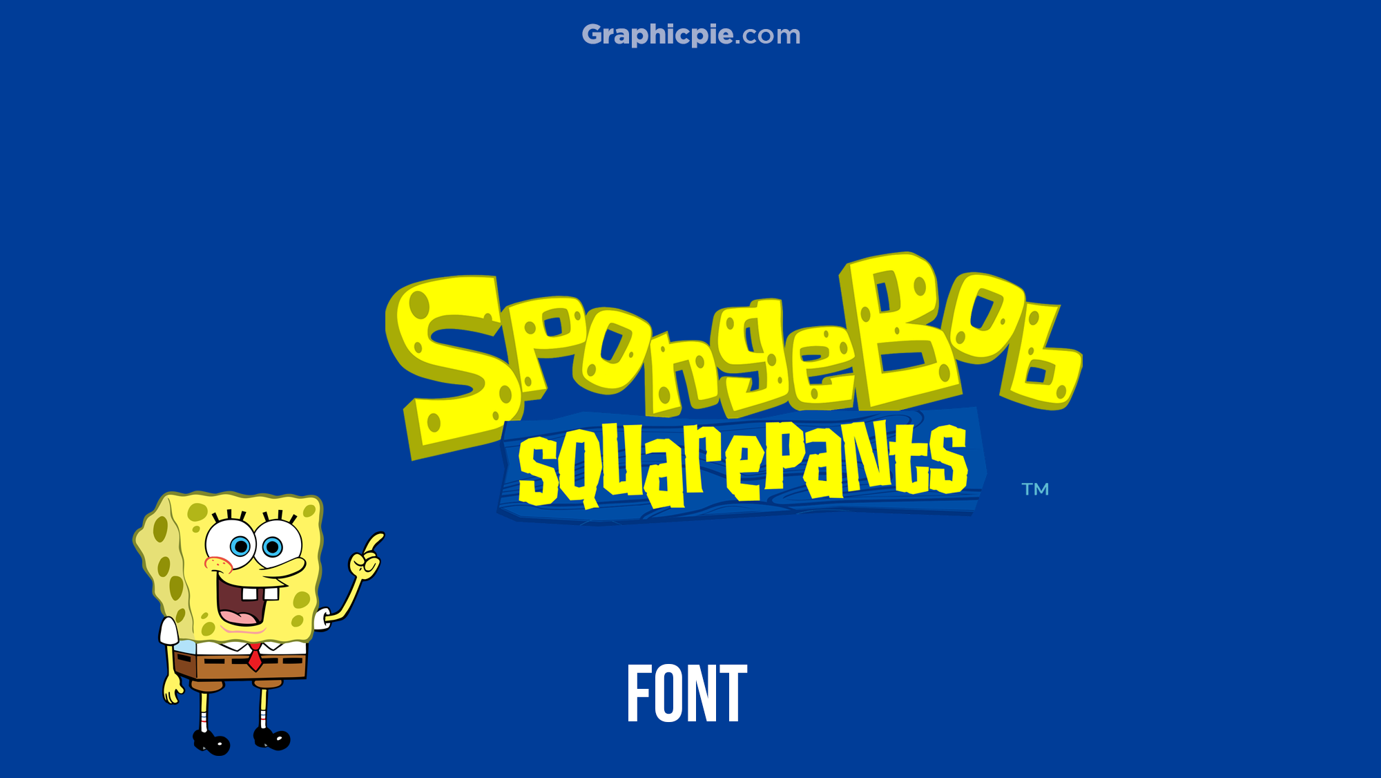 spongebob writing essay font