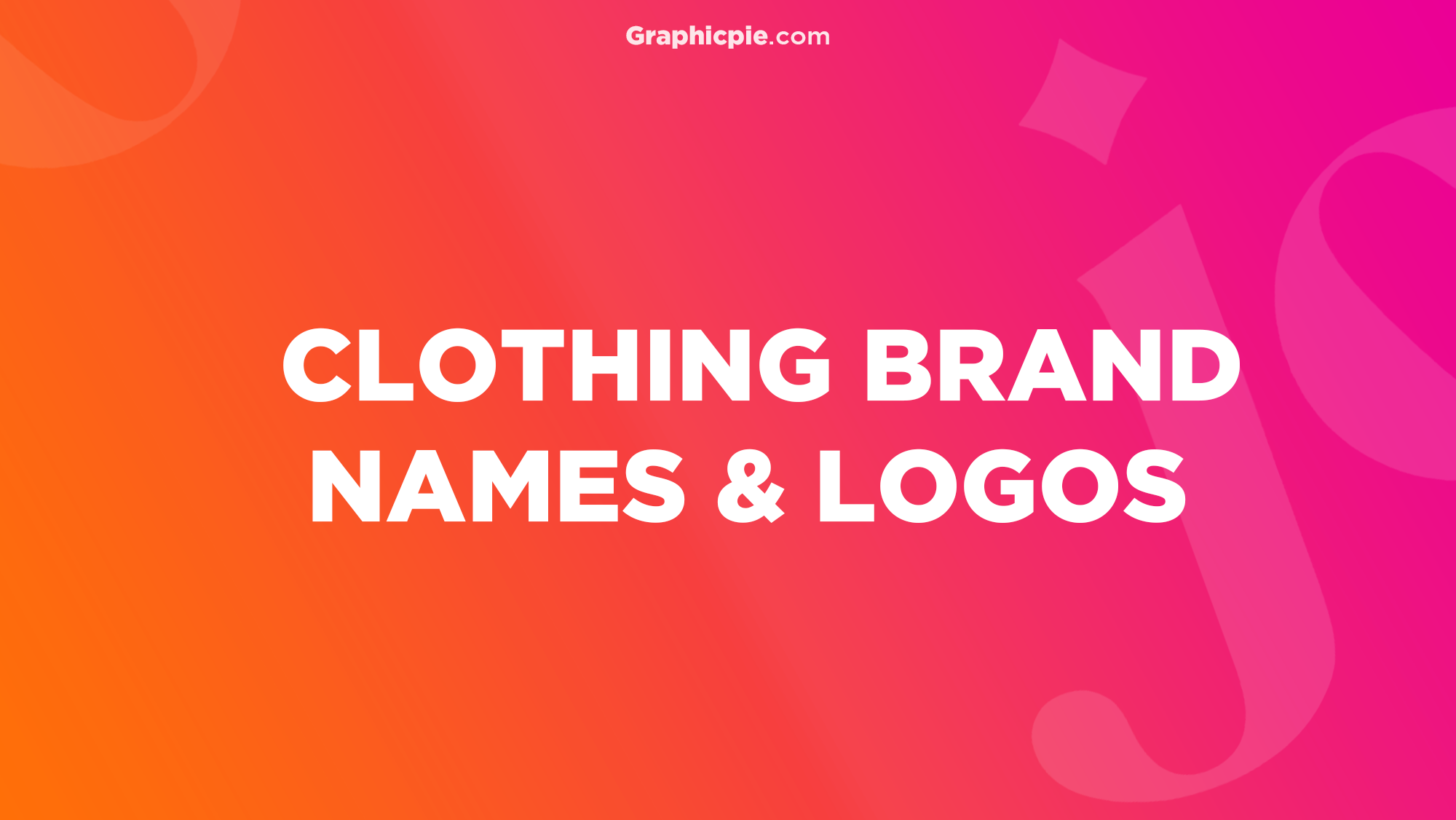 Fashion And Clothing Logos And Names