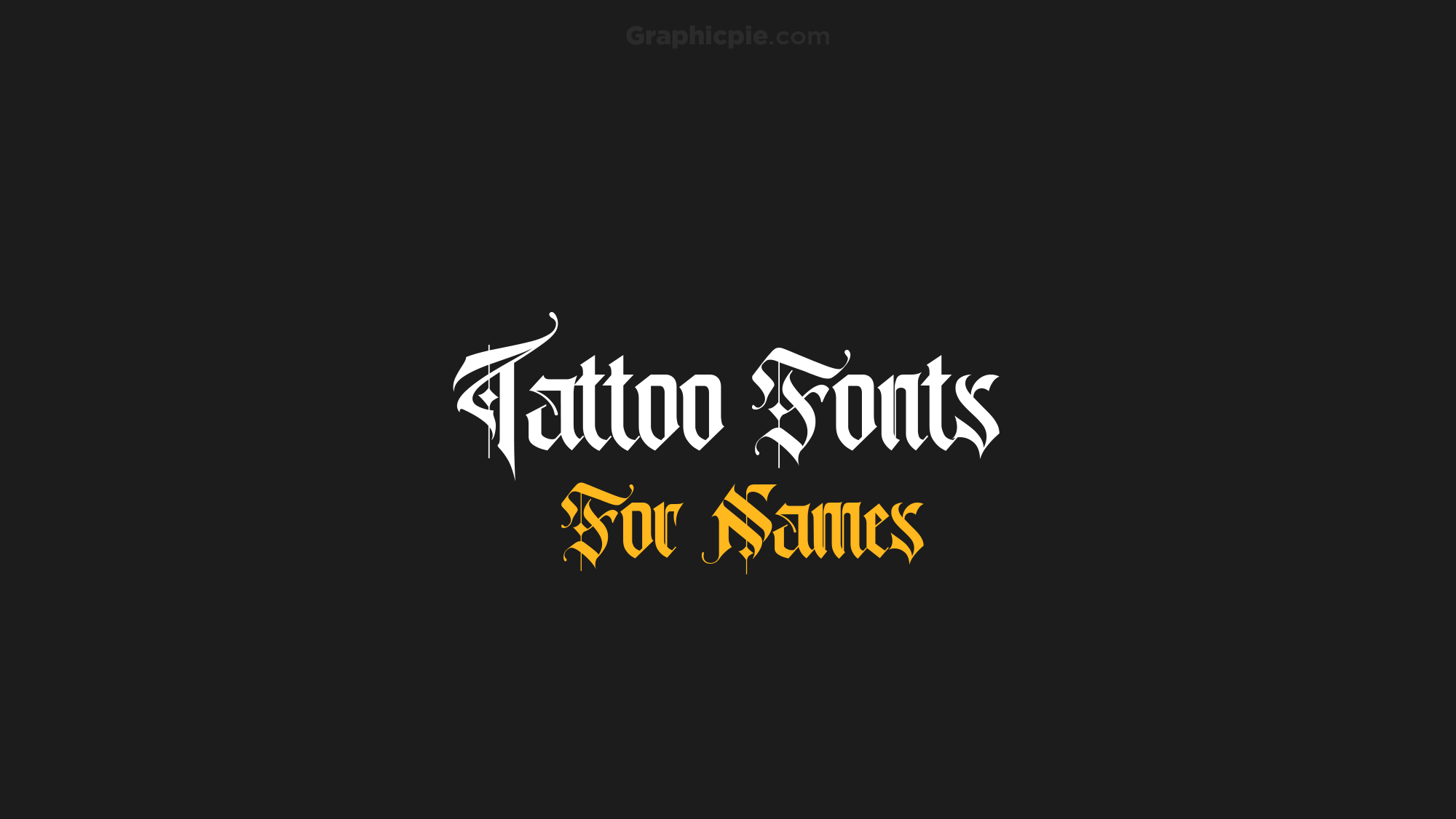 30 Free Tattoo Fonts Download Now to Use