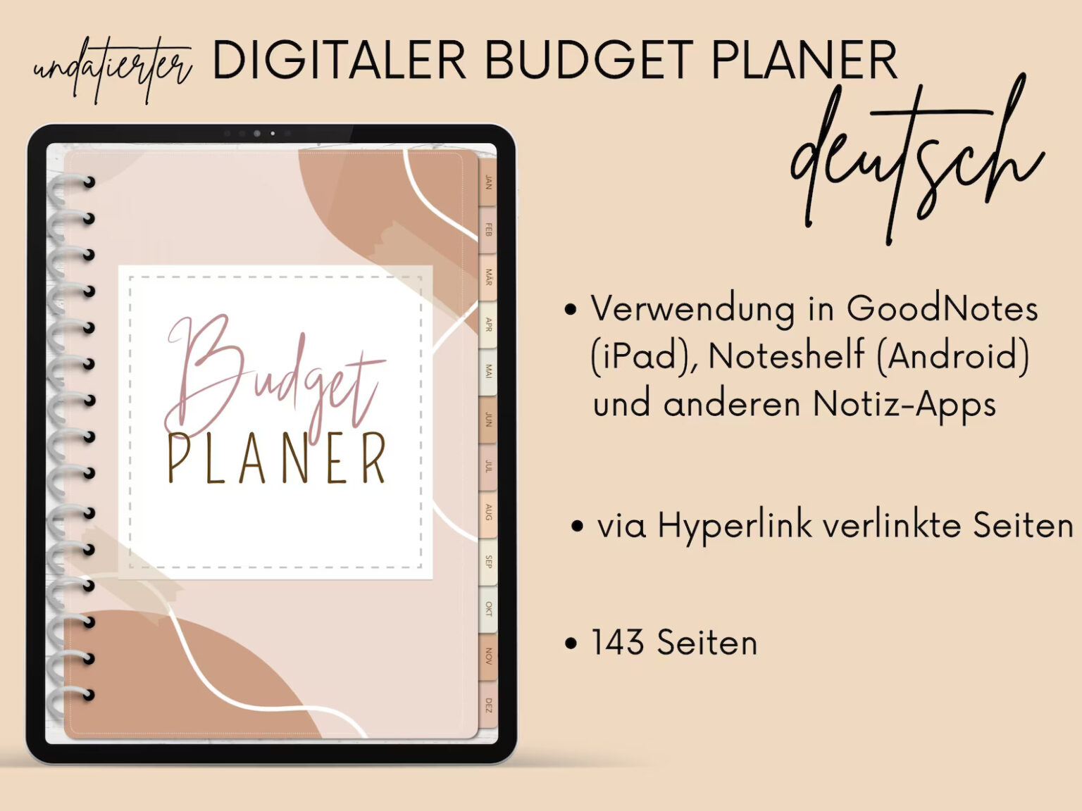 Best Goodnotes Budgeting Templates Graphic Pie